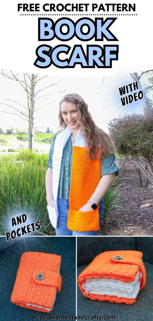 book scarf pattern crochet - long pin