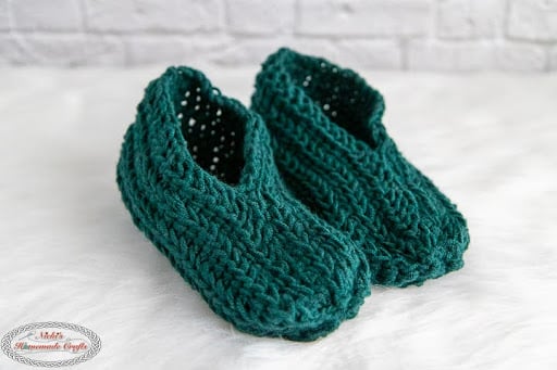 saloniki tunisian crochet slippers free pattern