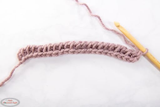 tunisian wave stitch row 1