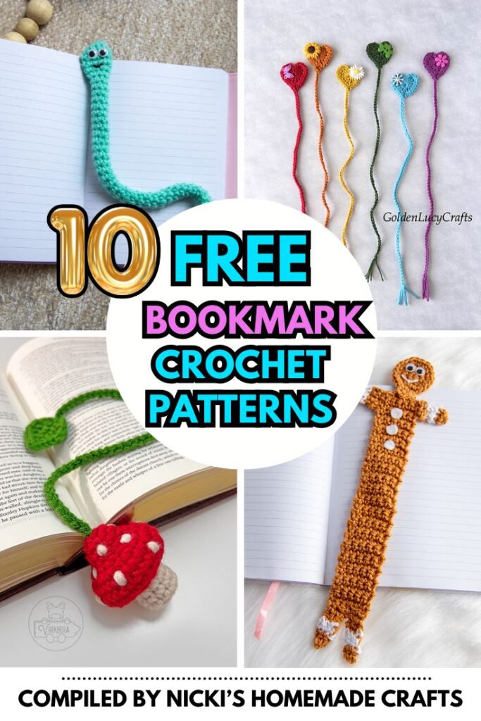 Quick and Easy: 10 Free Crochet Bookmark Patterns
