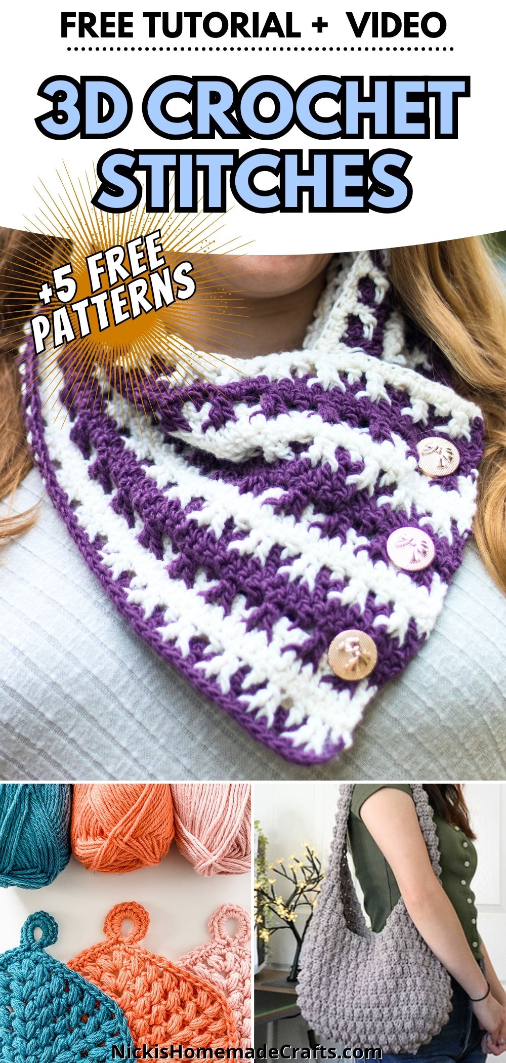 3D Crochet Stitches Demystified - Popcorn, Bobble, Puff + More with ...