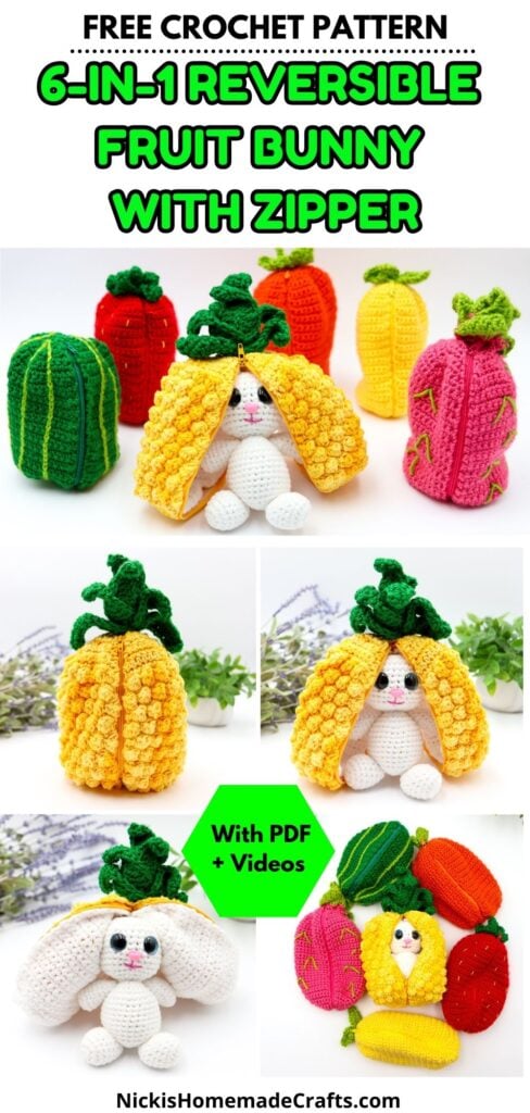 6-in-1 Crochet Pattern LIVE CAL -long pin