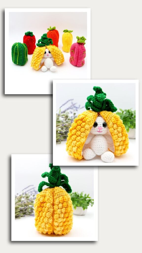 6-in-1 Reversible Fruit Bunny with a Zipper - vertical15-in-1 Gingerbread Doll House Crochet Pattern LIVE CAL - vertical