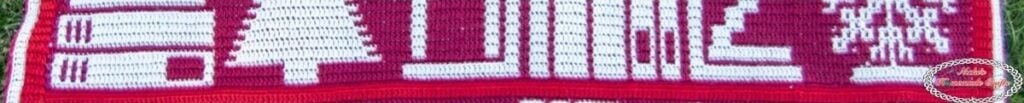 Christmas Bookshelf Blanket Mosaic Crochet Pattern Picture - Part 5
