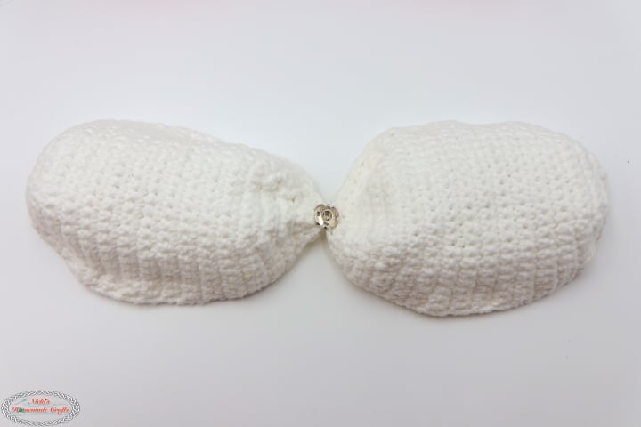 White Ears of the Crochet Reversible Fruit Bunny Amigurumi Plush with Zipper Pattern