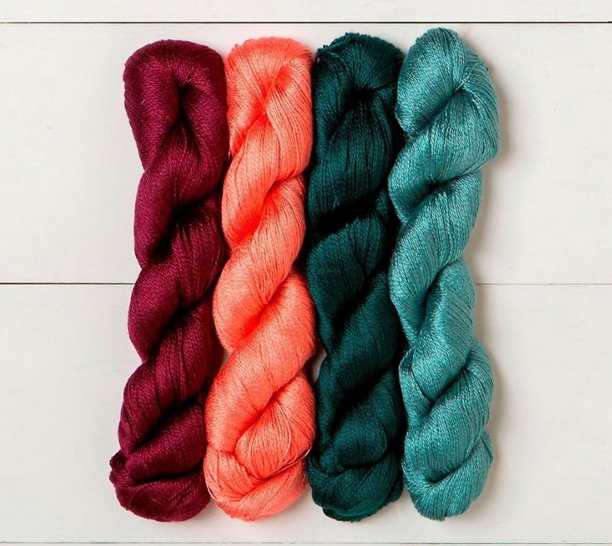 luminance lace silk yarn wecrochet