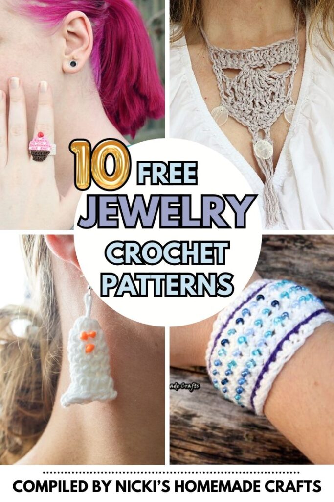 10 Quick and Easy Crochet Jewelry Free Patterns