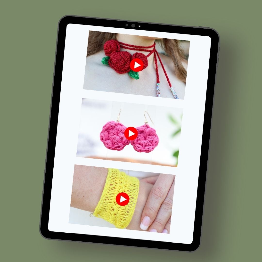 Jewelry Crochet Pattern Videos