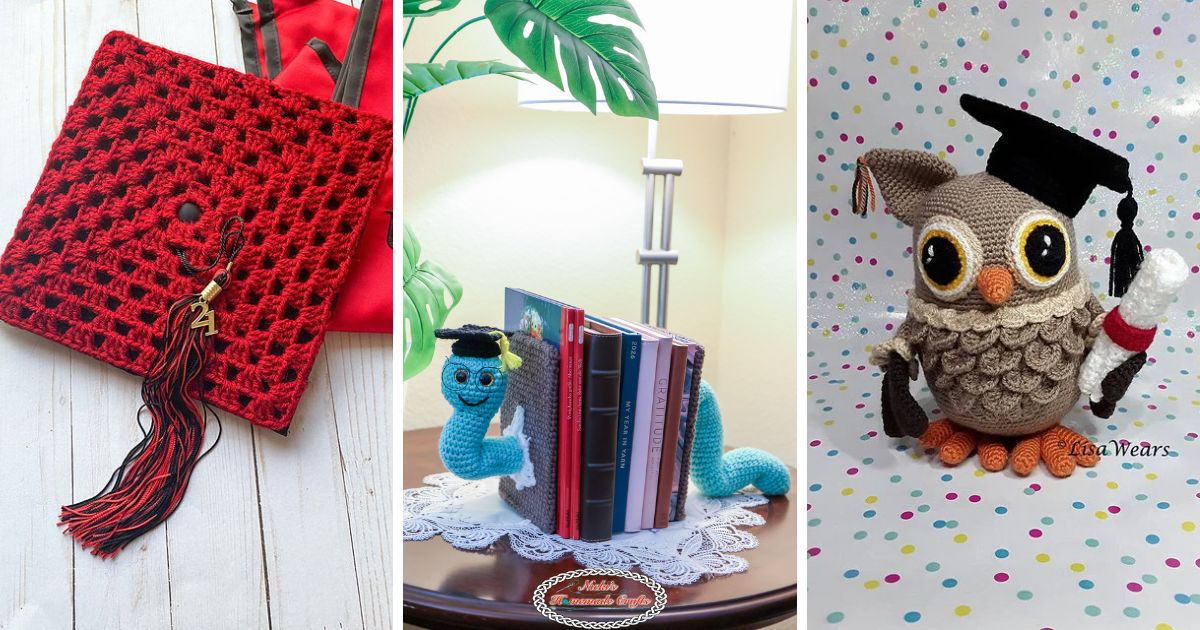 Free Crochet Graduation Patterns 20 Free Crochet Graduation Pattern Ideas - Nicki's Homemade Crafts