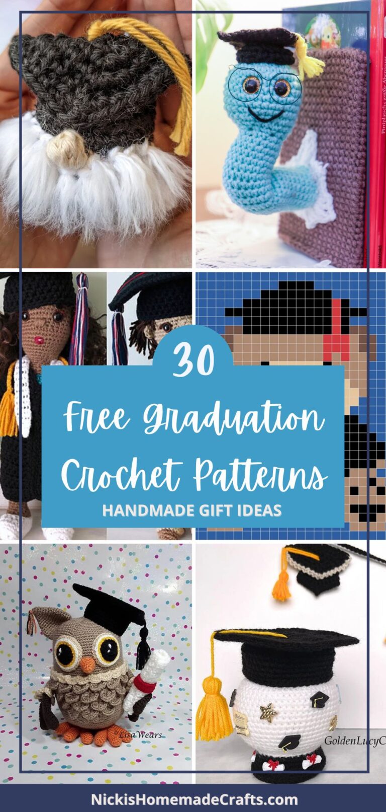 Free Crochet Graduation Patterns 20 Free Crochet Graduation Pattern Ideas - Nicki's Homemade Crafts