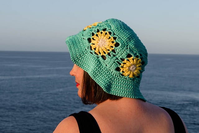 Granny Square Bucket Hat Pattern