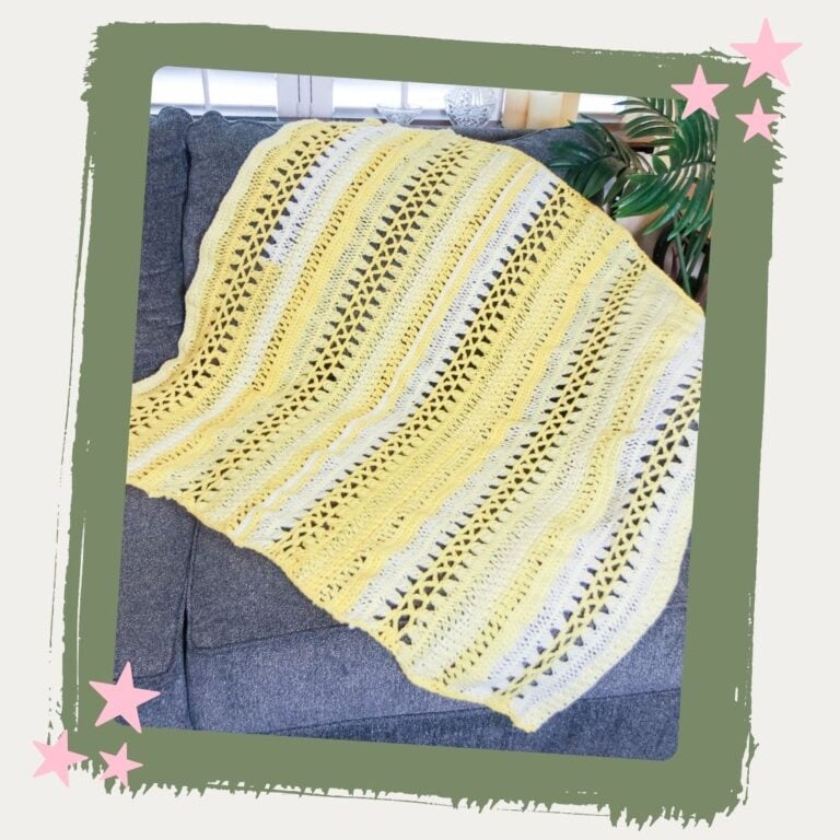 Blanket Hairpin Lace Crochet Pattern