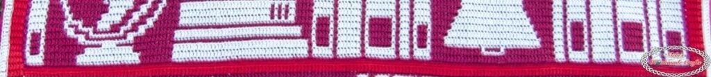 Christmas Bookshelf Blanket Mosaic Crochet Pattern Picture - Part 7