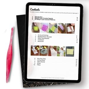 Hairpin Lace Crochet Pattern Ebook Table of Contents