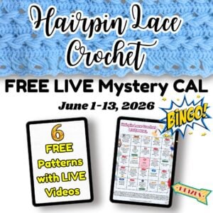 Hairpin Lace Crochet Mystery CAL and Ebook