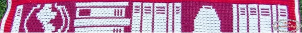 Christmas Bookshelf Blanket Mosaic Crochet Pattern Picture - Part 8
