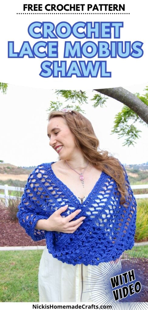 Hairpin Lace Crochet Mobius Shawl 
