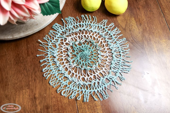 Hairpin Lace Crochet Doily