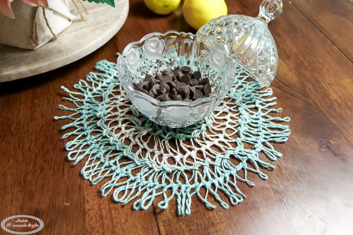 Hairpin Lace Crochet Doily