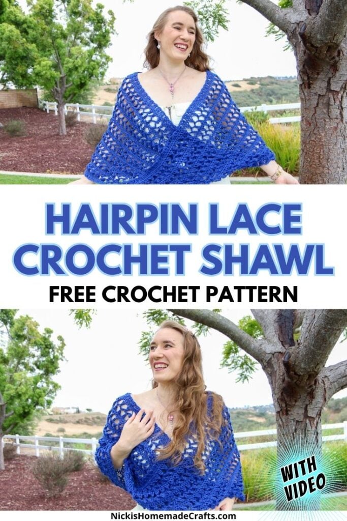 Hairpin Lace Crochet Mobius Shawl 