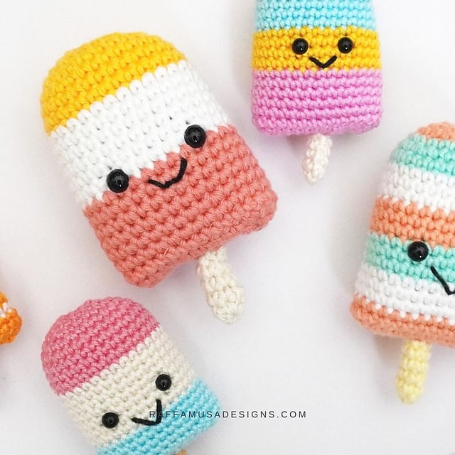 Free Ice Pop Amigurumi Crochet Pattern