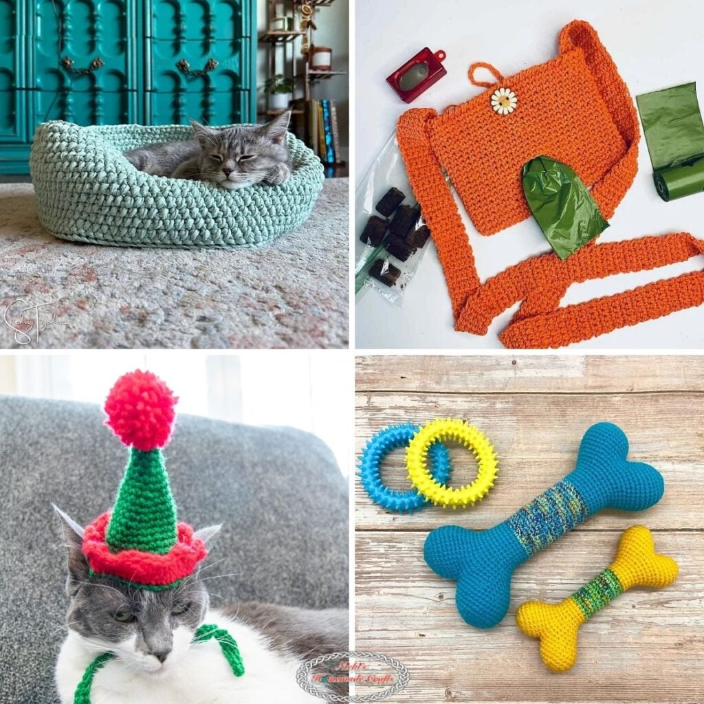 10 Free Patterns For Adorable Crochet Pet Accessories