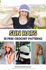 10 Free Summer Sun Hat Crochet Patterns For Adults - Nicki's Homemade ...