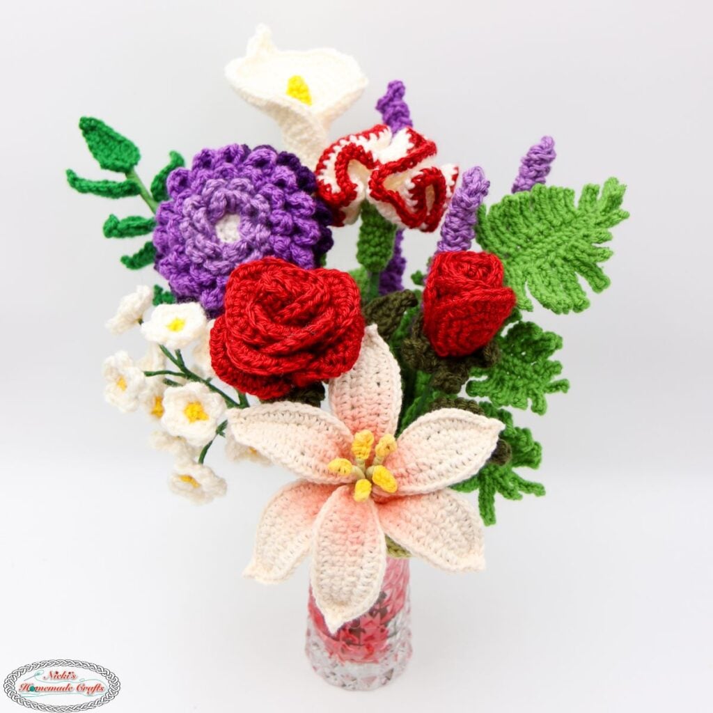 10-in-1 Flower Bouquet Crochet Pattern