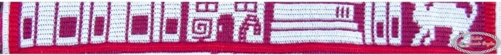 Christmas Bookshelf Blanket Mosaic Crochet Pattern Picture - Part 9