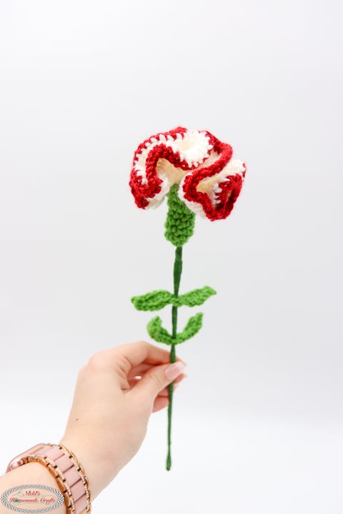 Crochet Carnation Flower Pattern