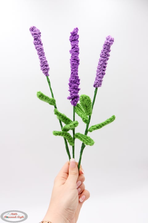 Crochet Lavender Flower Pattern
