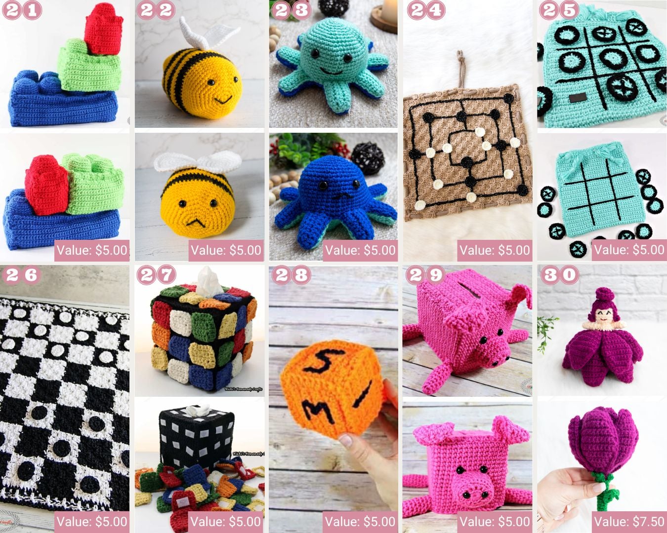 Kids Toys Patterns 21-30