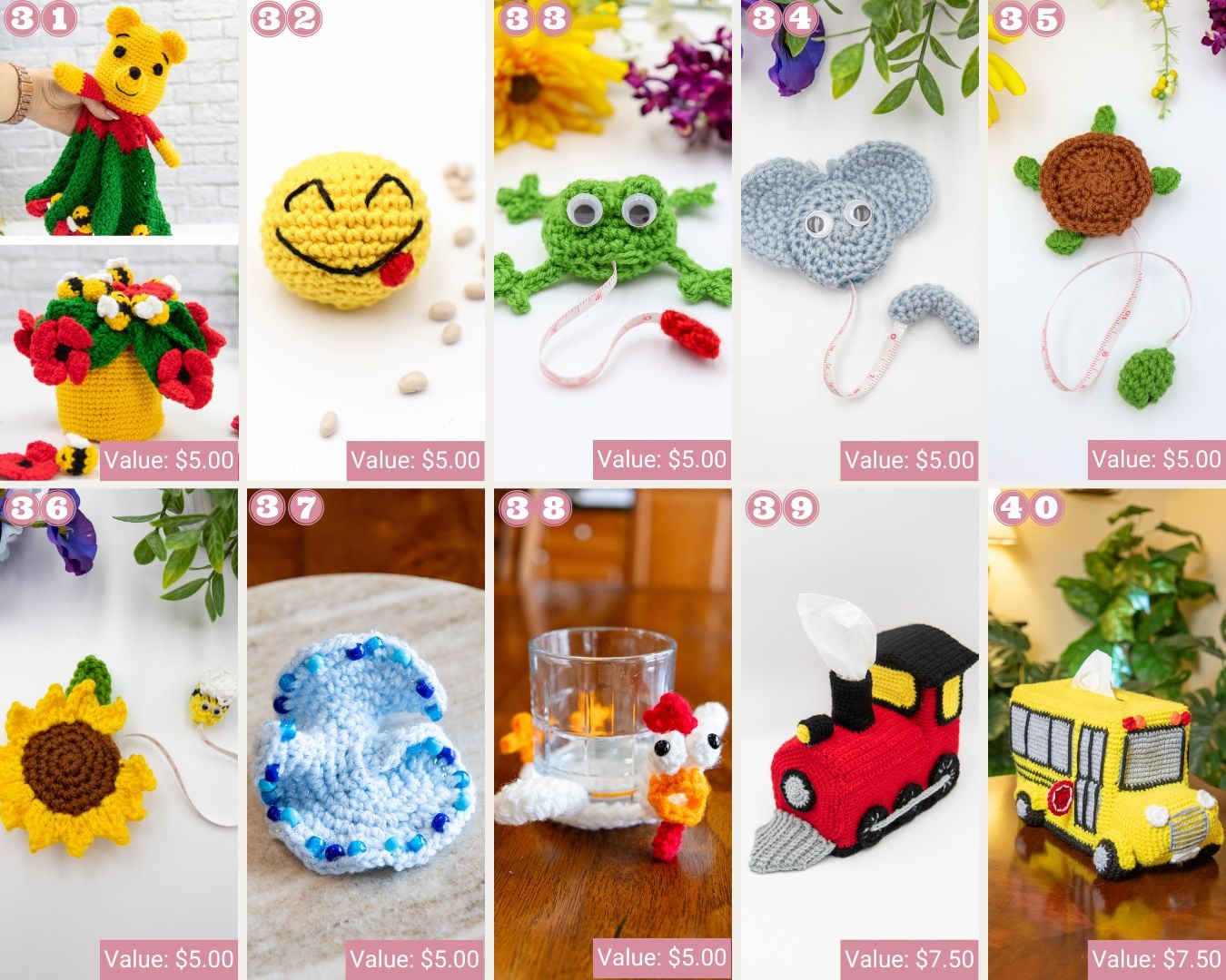 Kids Toys Patterns 31-40