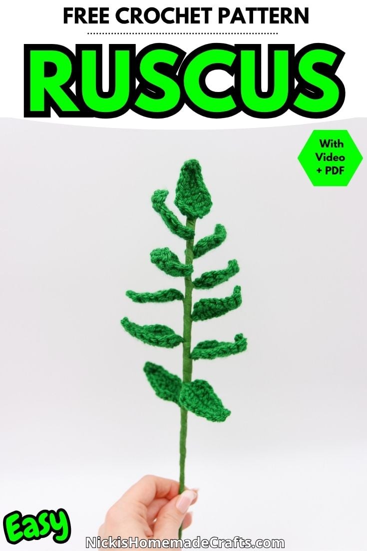 Ruscus Crochet Pattern - Standard Pin