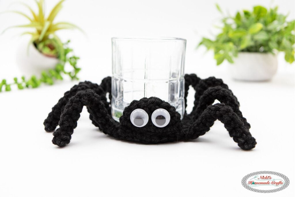 Spider Pop Up Crochet Coaster Pattern