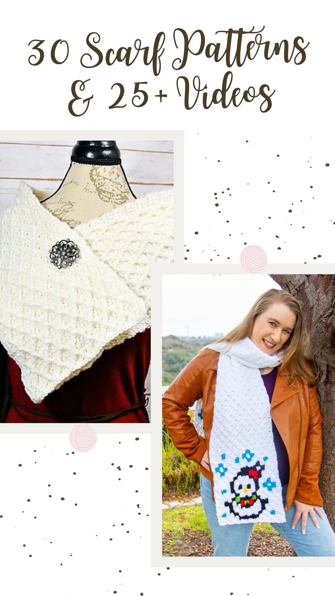 30 Crochet Scarf Patterns