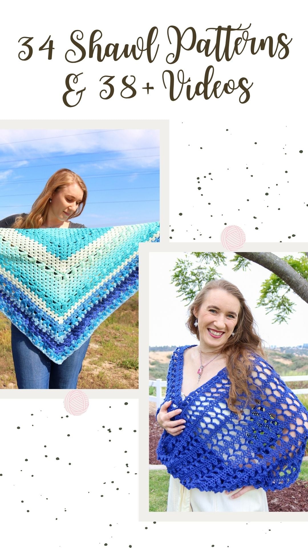 34 Crochet Shawl Patterns