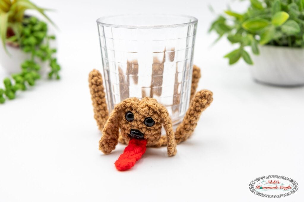 Crochet Dog Pop Up Coaster Pattern