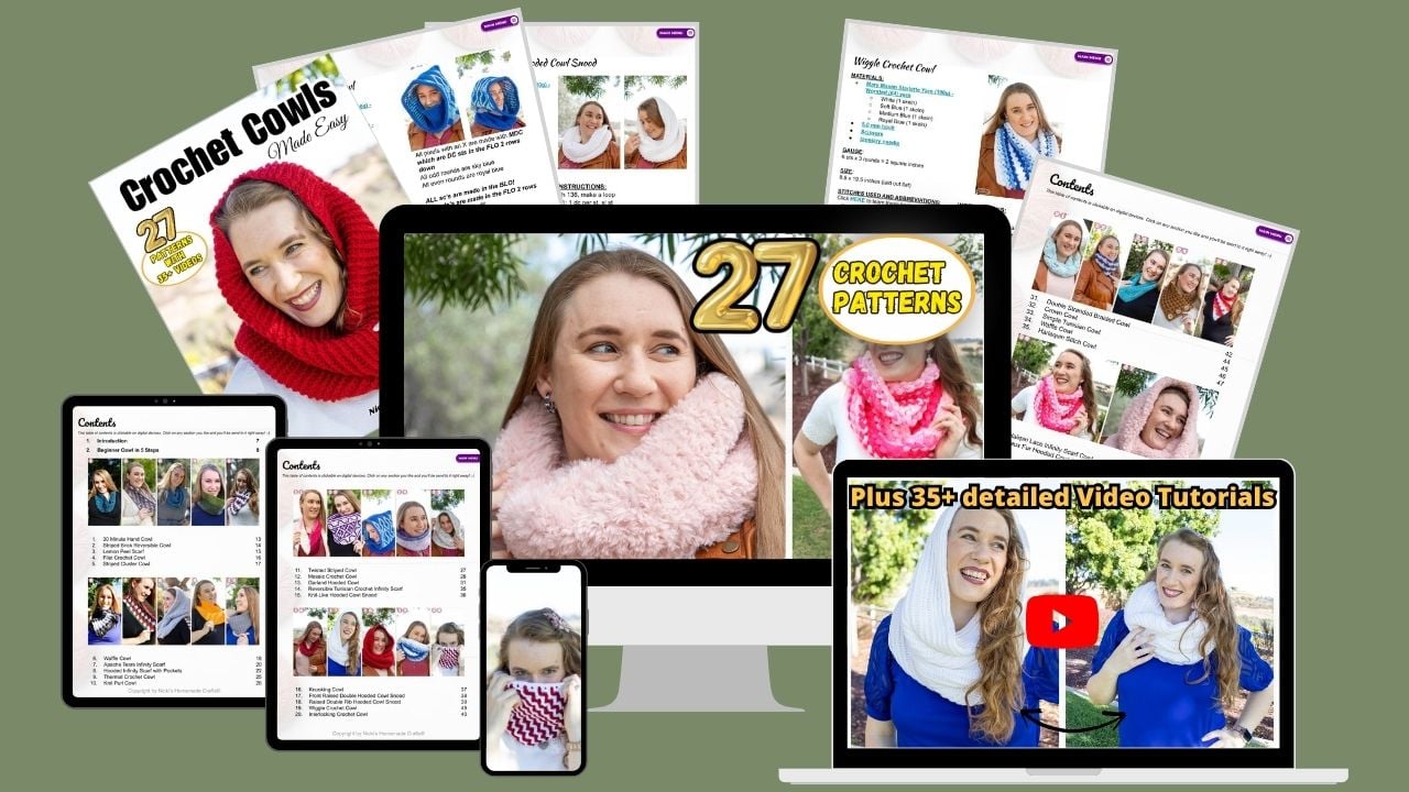 Cowl Ebook - Light Green background