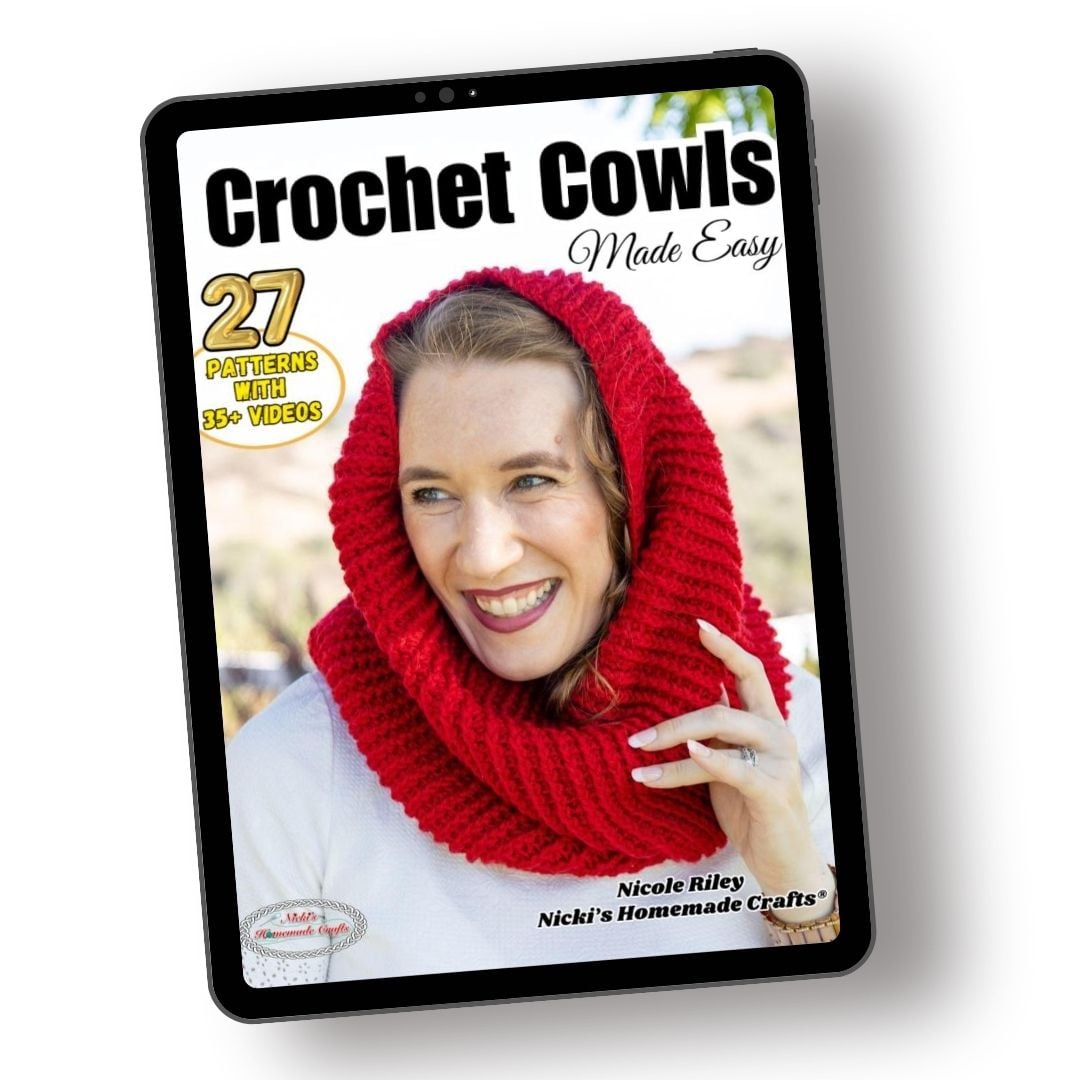 Crochet Cowls Made Easy Ebook Cover