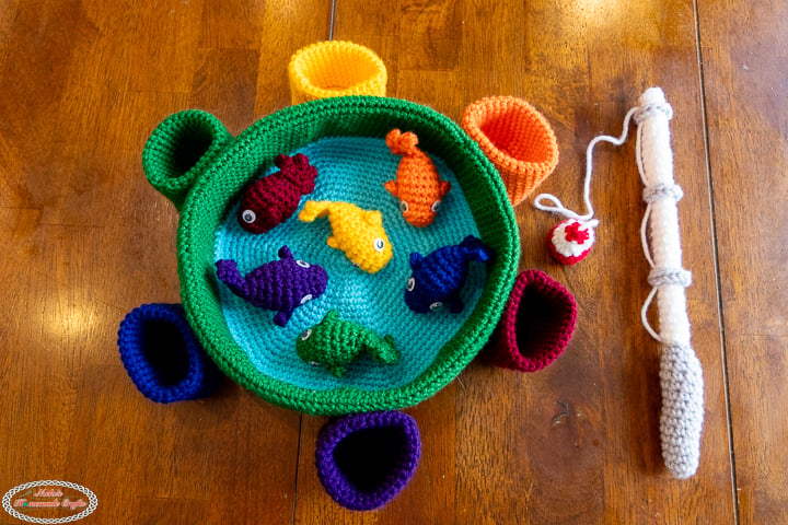 Crochet Magnetic Fishing Game
