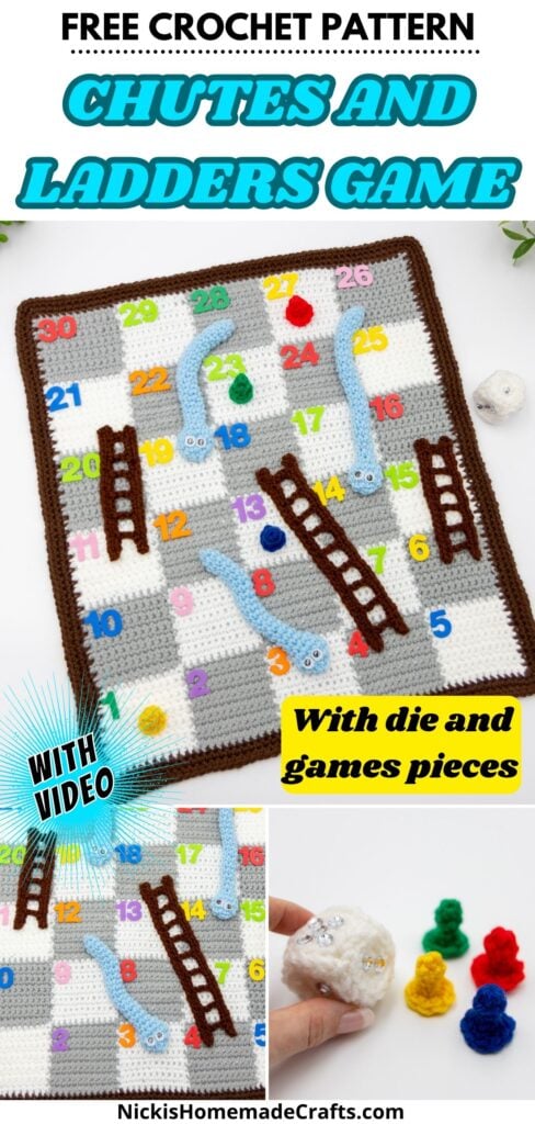 Crochet Kids Game Pattern - Long Pin