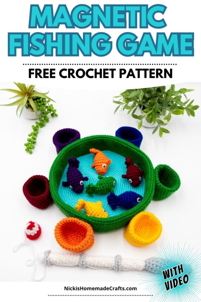 Crochet Magnetic Fishing Game - Standard Pin