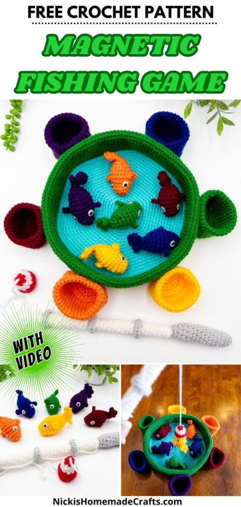 Crochet Magnetic Game - Long Pin