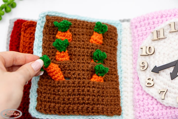 Crochet Sensory Book