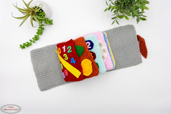 Crochet Sensory Book