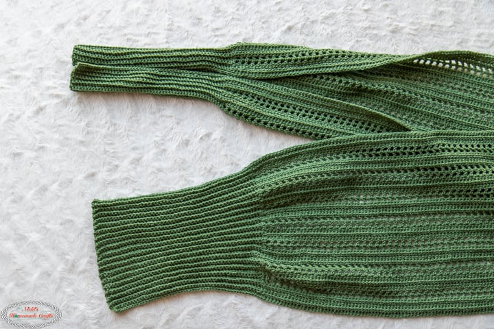 :inked Crochet Wrap Around Sweater Scarf