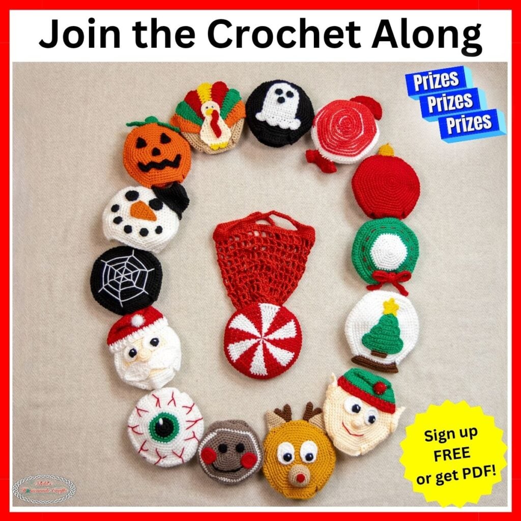 15-in-1 Holiday Market Bag Crochet Pattern LIVE CAL