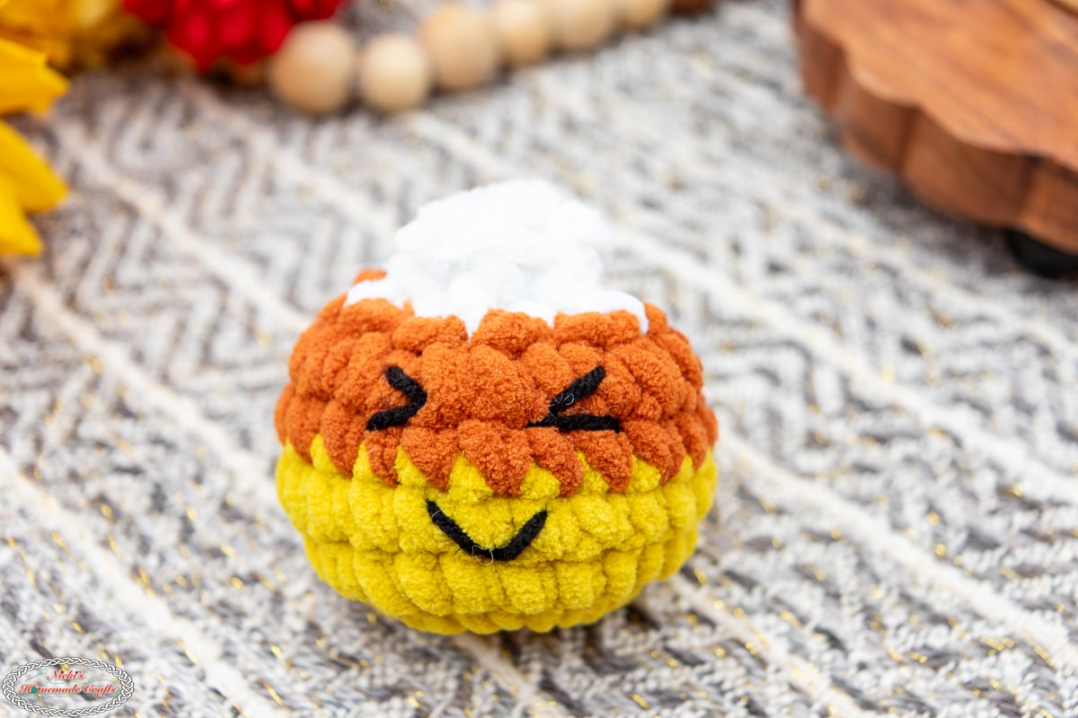 Candy Corn Crochet Dumpling