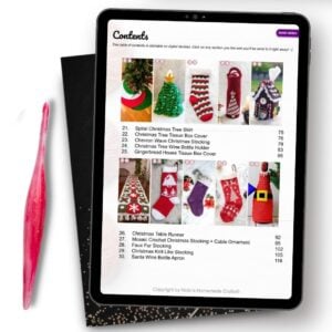Christmas Crochet Made Easy Table of Contents